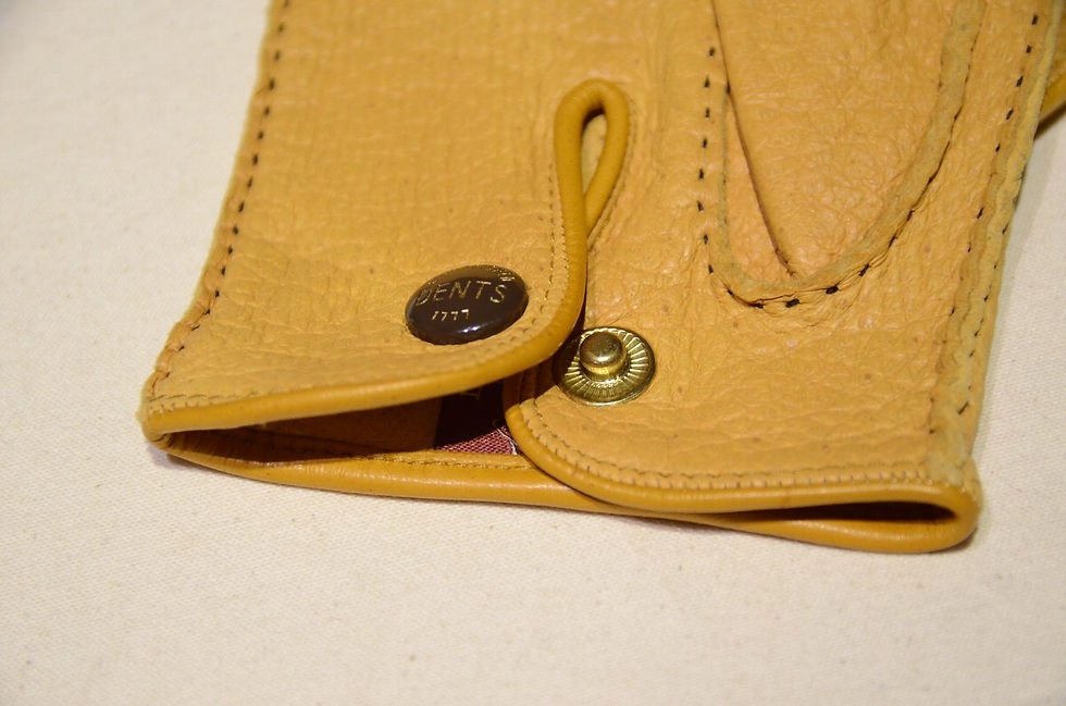 サムネイル： DENTS Peccary Leather Gloves Unlining Coak made in UK デンツ ペッカリー レザーグローブ