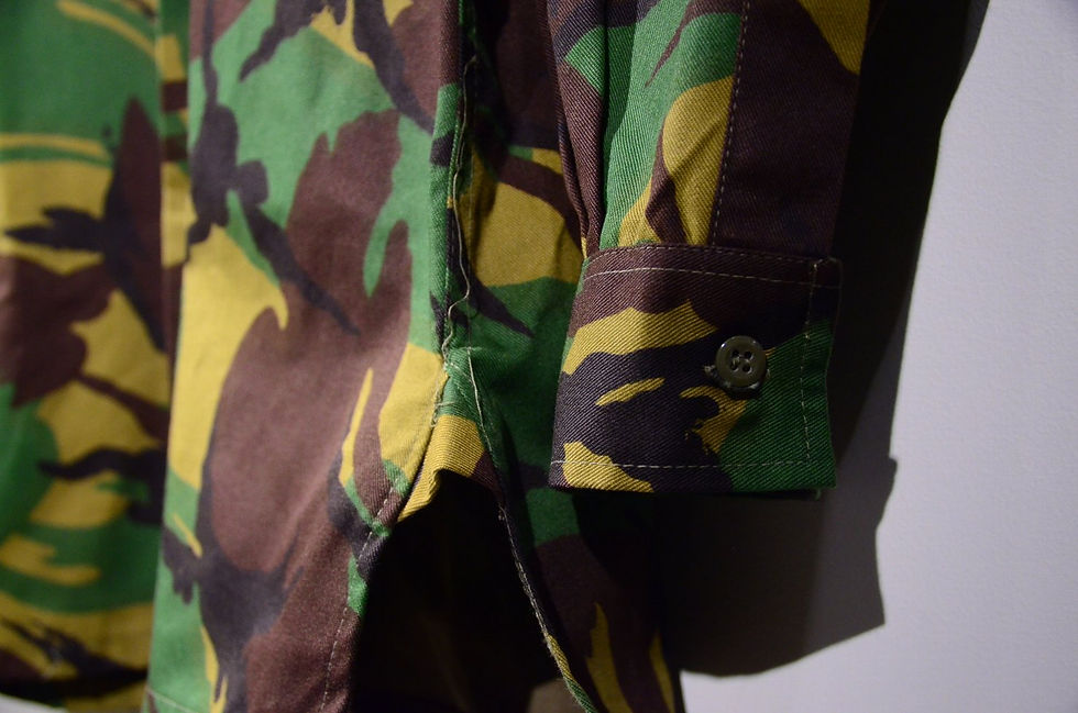 サムネイル： イギリス軍 シャツ ミリタリー カモ柄 迷彩 ユニセックス DPM