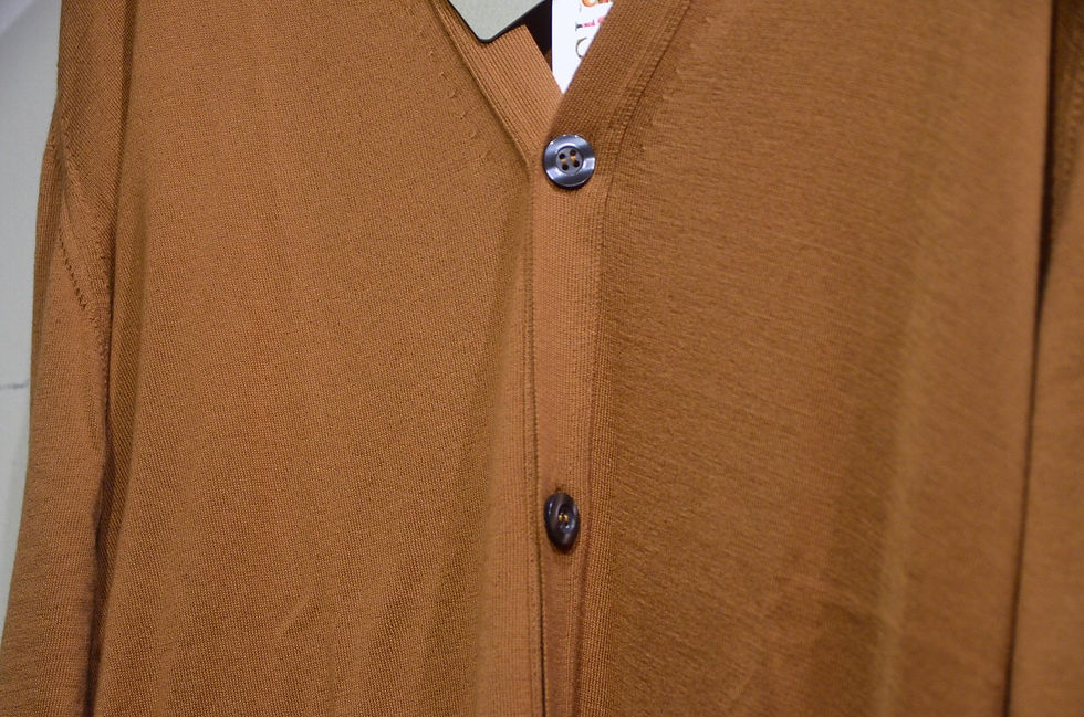 ジョンスメドレー XL シーアイランドコットン カーディガン キャメル ジョンスメドレー XL シーアイランドコットン カーディガン キャメル