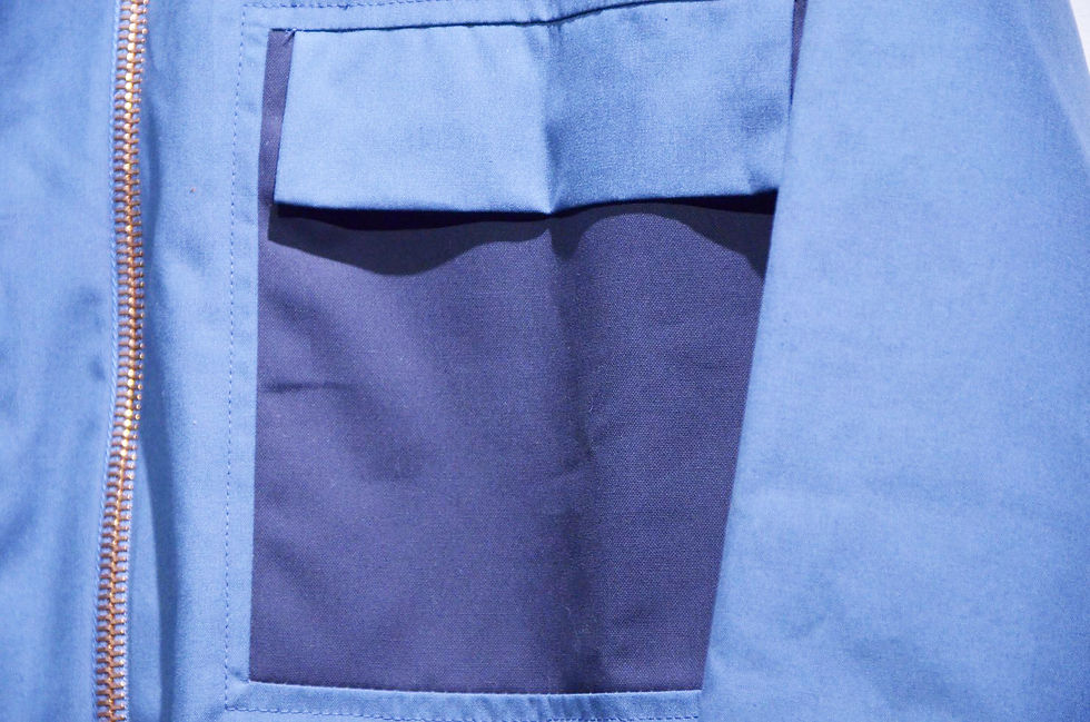 サムネイル： BEE Outerwear Dry Waxed Zipper Jacket Made in London ビーアウターウェア ワックスコットンジャケット