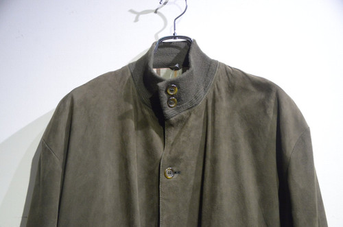 Vintage Burberrys Suede Leather Jacket バーバリー スウェードレザー