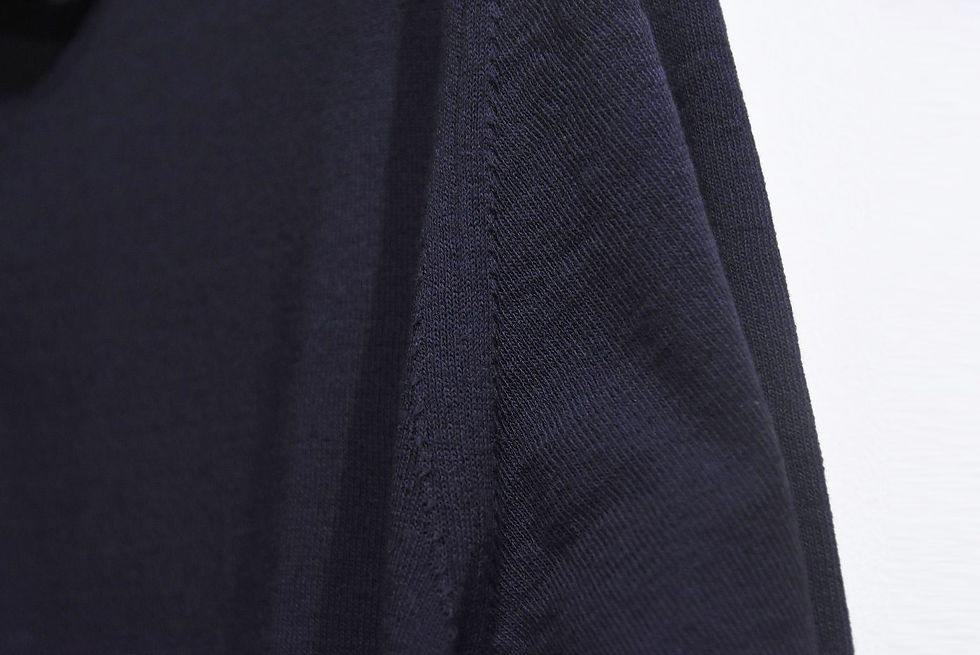 サムネイル： MOONCASTLE ICE COTTON KNIT POLO SHIRT BL MADE IN JAPAN ムーンキャッスル アイスコットン ニットポロシャツ