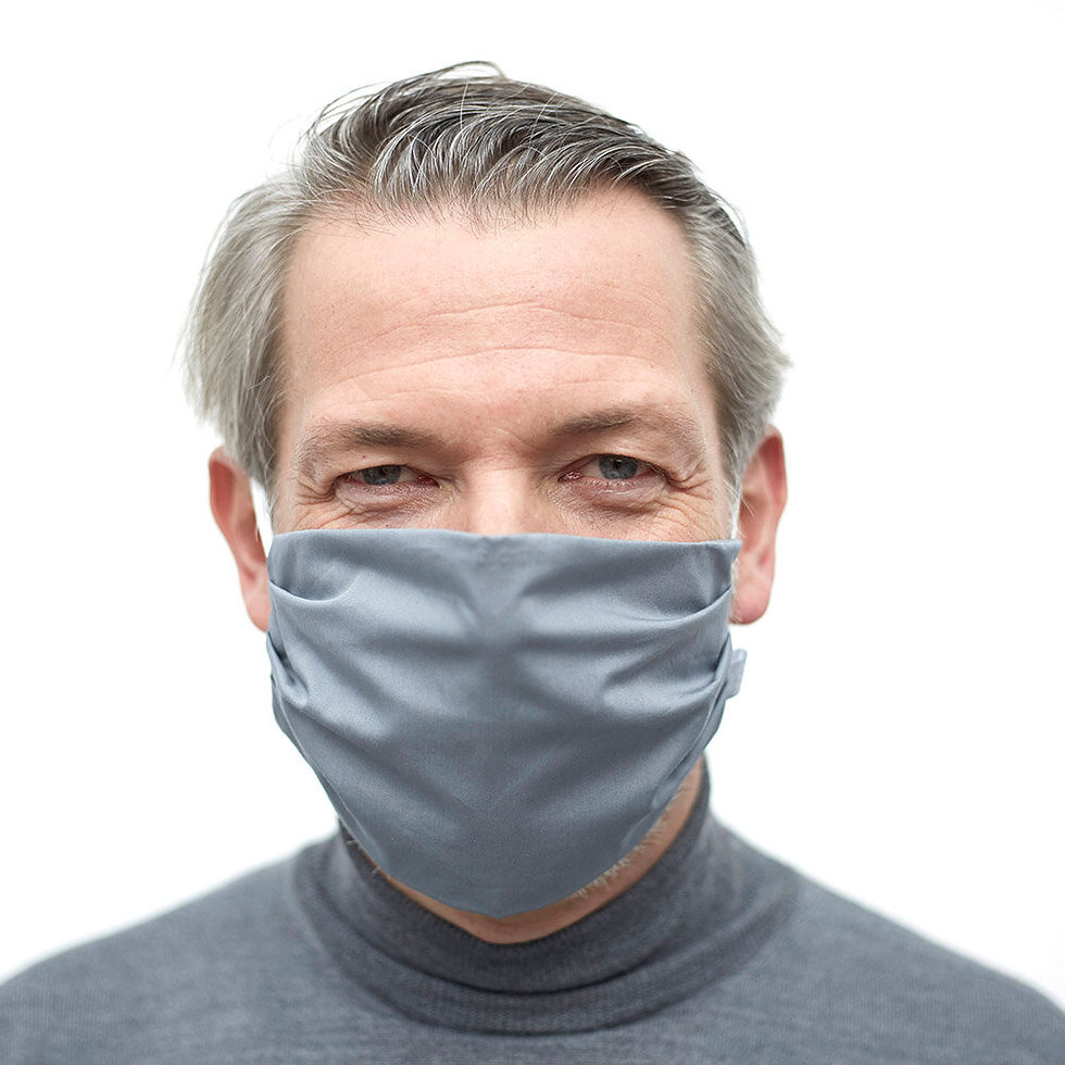 サムネイル： Karen Henriksen Face MasK Cotton & SILK A Handmade in England カレンヘンリクセン フェイスマスク