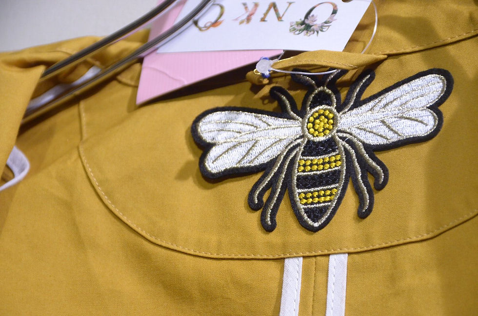 サムネイル： BEE Outerwear Cotton Short Trench Jacket YLW Made in UK ビーアウターウェア ショートトレンチジャケット