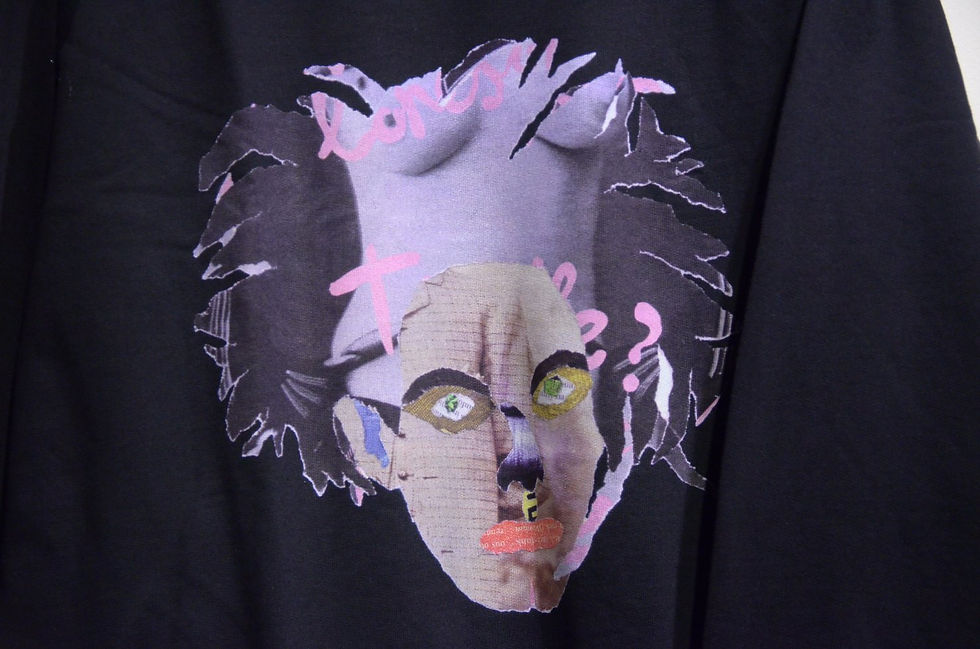 サムネイル： The old curiosity shop Face Print Sweat Shirts Made in UK オールドキュリオシティ スウェットシャツ