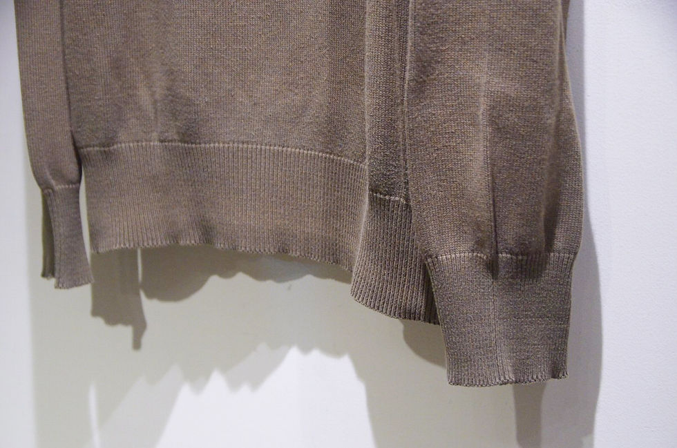 サムネイル： 00s Vintage Barbour Cotton CrewNeck Sports knit バブアー コットン クルーネックニット
