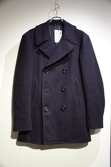 50s Vintage U.S NAVY Wool Melton 8 Button PeaCoat アメリカ軍