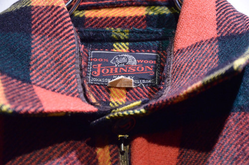 Used 70 - 80s Johnson Woolen mills Wool Jacket Made in USA