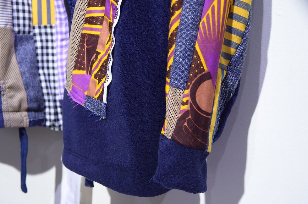 サムネイル： HAiK w/ Patch Work Shirt Jacket B Made in Norway ハイク ウィズアス  パッチワーク シャツジャケット