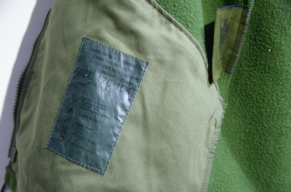 サムネイル： Used British Army Thermal Fleece Combat Inner Jacket イギリス軍 フリースジャケット