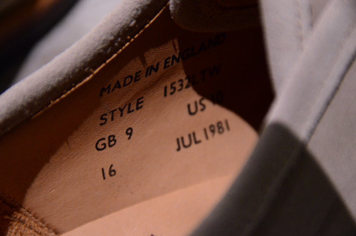 the old curiosity shop x Sanders Made in ENGLAND サンダース