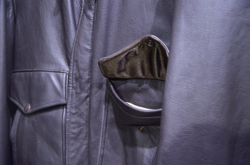 A2 Leather Bomber Jacket Made in USA ゴールデンフリース ボンバー