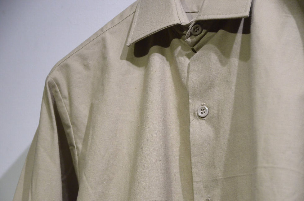 サムネイル： DEADSTOCK 1972's French Army CIM Moutiers Shirts Made In France フランス軍 ミリタリーシャツ