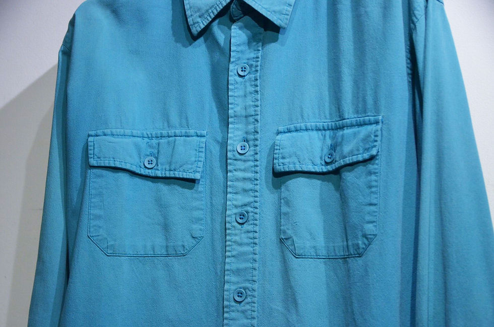サムネイル： Used 80 - 90s Vintage L.L.BEAN Work Shirt Made In USA LLビーン アメリカ製 コットンワークシャツ
