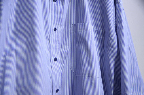 KYOU BEAN Switching Baloon Stripe Shirts キョウ ストライプ