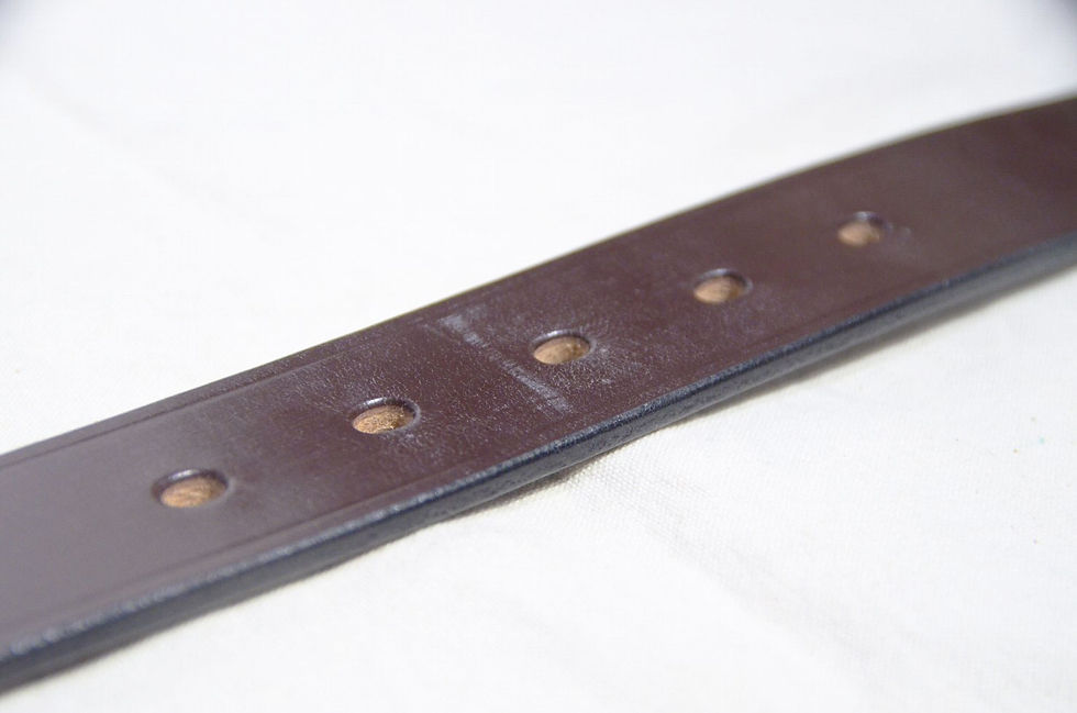 サムネイル： Tim Hardy Bridle Leather Quick Release Buckle Belt DBR ティムハーディ クイックリリースベルト