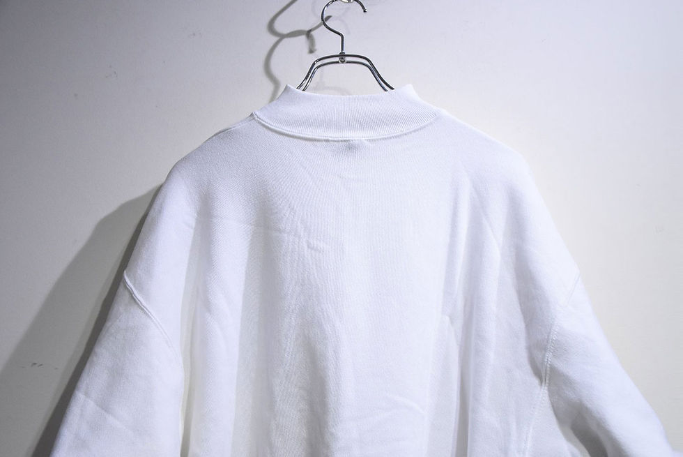 サムネイル： 90s Vintage Hanes Mockneck Sweat Shirt Made in USA ヘインズ モックネック スウェットシャツ アメリカ製