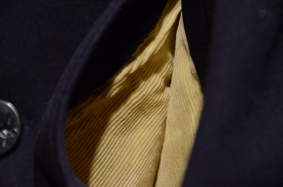 サムネイル： 50s Vintage U.S NAVY Wool Melton 8 Button PeaCoat アメリカ軍 ピーコート