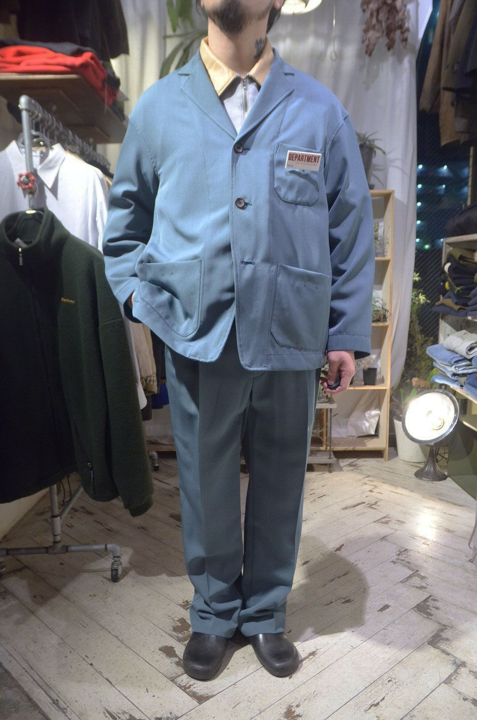 サムネイル： KYOU "MONSIEUR" 3Tuck Action Trousers NV キョウ 3タック アクション トラウザーズ