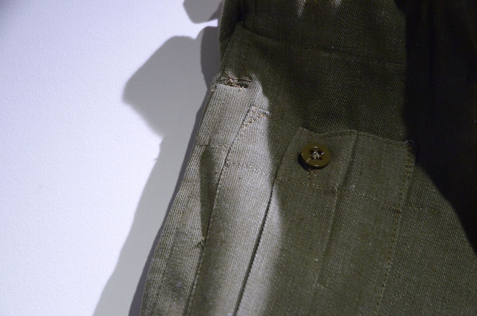 サムネイル： DEADSTOCK 1955 British Army GREEN DENIM Size 10 Trousers イギリス軍 グリーンデニム トラウザース