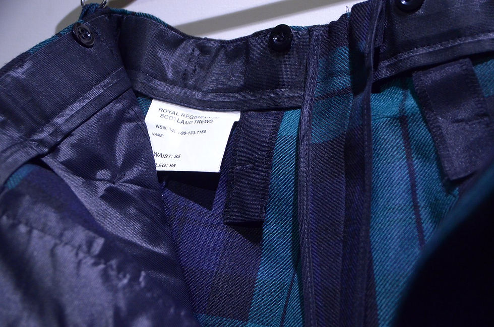 サムネイル： DEADSTOCK Royal Regiment of Scotland Trousers イギリス軍 ブラックウォッチ パレードトラウザー