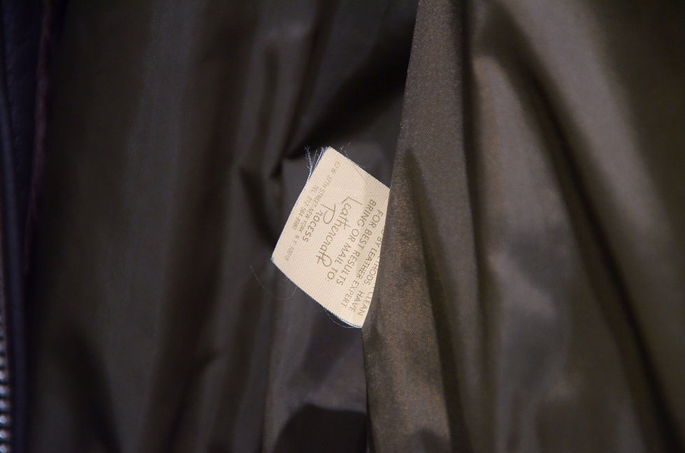 サムネイル： Used Golden Fleece A2 Leather Bomber Jacket Made in USA ゴールデンフリース ボンバー レザージャケット