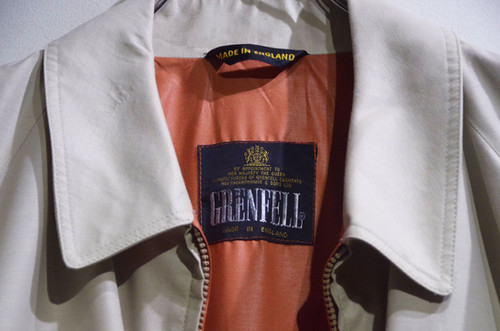 Vintage GRENFELL Piping Drizzler Jacket Made in UK グレンフェル