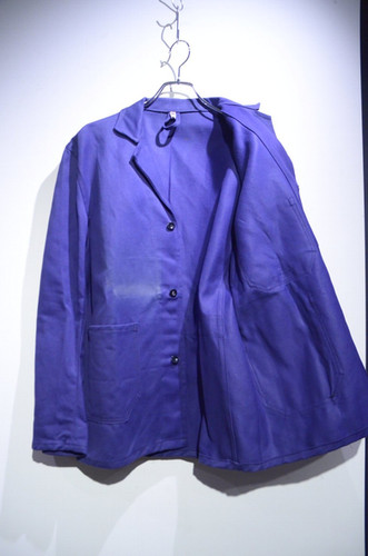 60s Vtg Dead Stock Euro Work Blue Jacket Made in Europa ユーロ