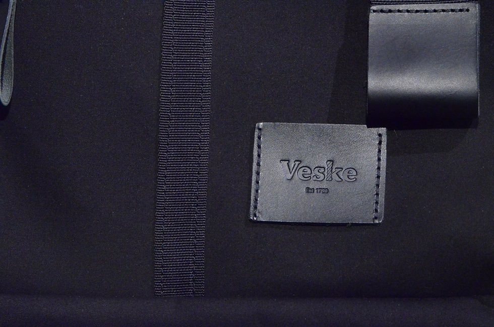 サムネイル： VESKE BAG "The Angus Tote" TOTE BAG BLACK HandMade In Scotland ヴェスケバッグ トートバッグ