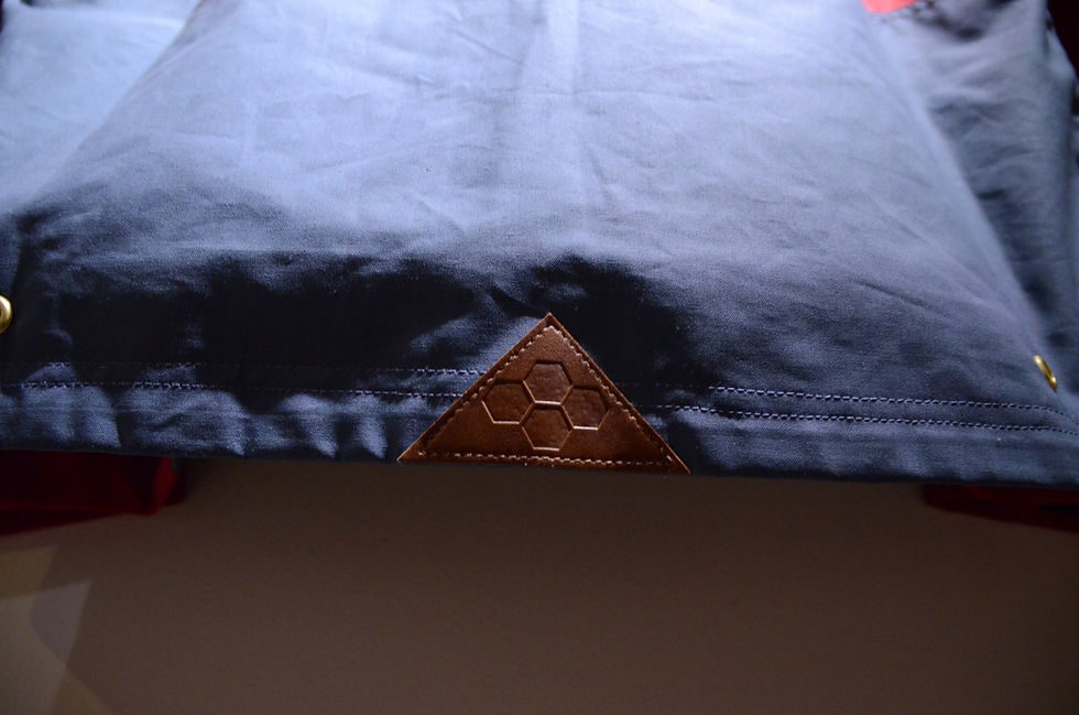 サムネイル： BEE Outerwear Oiled Cotton Festival Jacket Handmade in London ビーアウタ－ウェア オイルドコットン