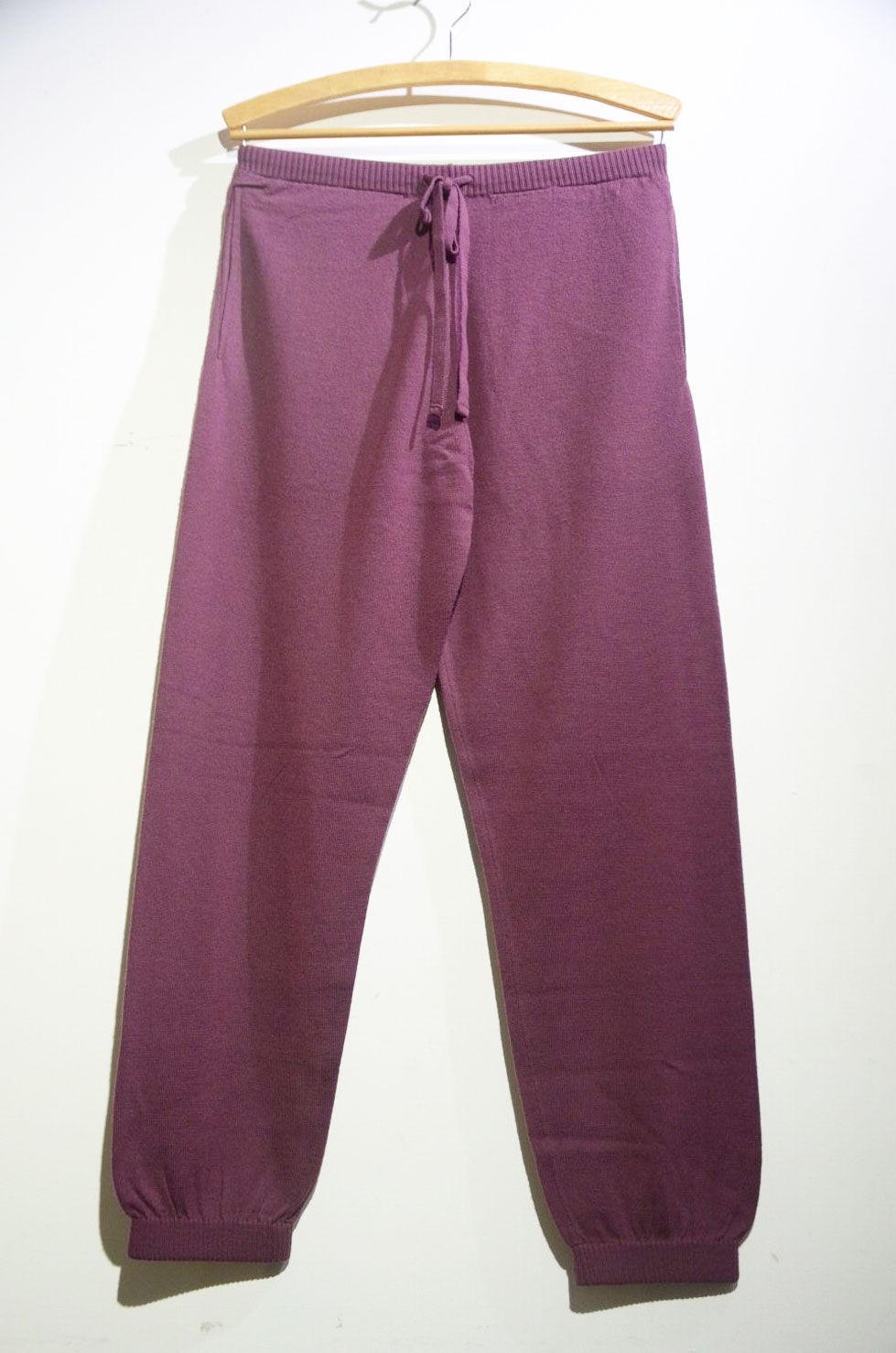サムネイル： John Smedley Decagon Wool Trouserrs Made In UK ジョンスメドレー ウールニット スウェット トラウザース