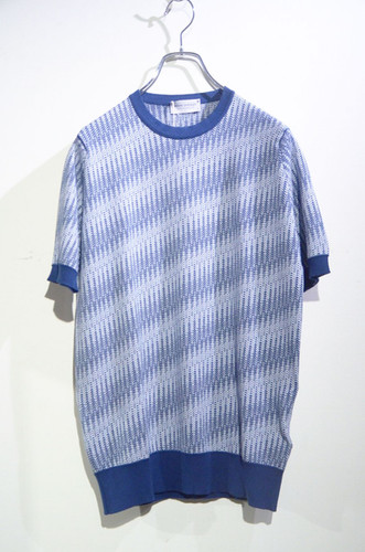 John Smedley Sea Island Cotton Knit Tee ジョンスメドレー ニットTシャツ