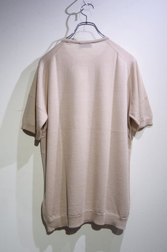 John Smedley WOOL COTTON Crew Neck T ジョンスメドレー シ ウール