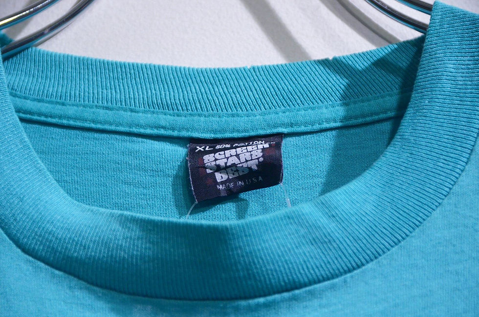 サムネイル： 80s Vintage Fruit of the Loom Flower Made in USA フルーツオブザルーム フラワープリント Tシャツ