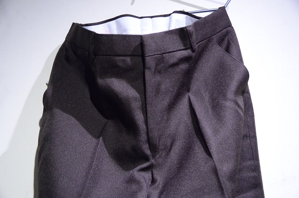 サムネイル： DEADSTOCK Vtg 80-90s San Rosa Poly Trousers Made in UK デッドストック ポリスラックス