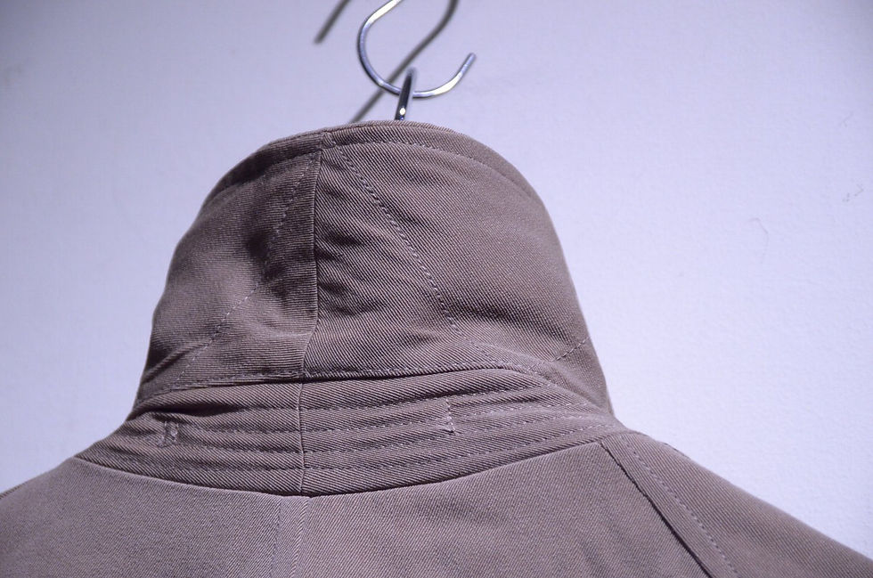 サムネイル： 63s Vtg British Army Wool Gabardine Raincoat Size 11 イギリス軍 ギャバジン ステンカラー レインコート