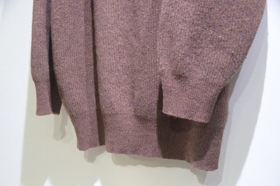 サムネイル： 00s Barbour Half Zip Crewneck Knit Made in UK バブアー ウール  ハーフジップ クルーネックニット