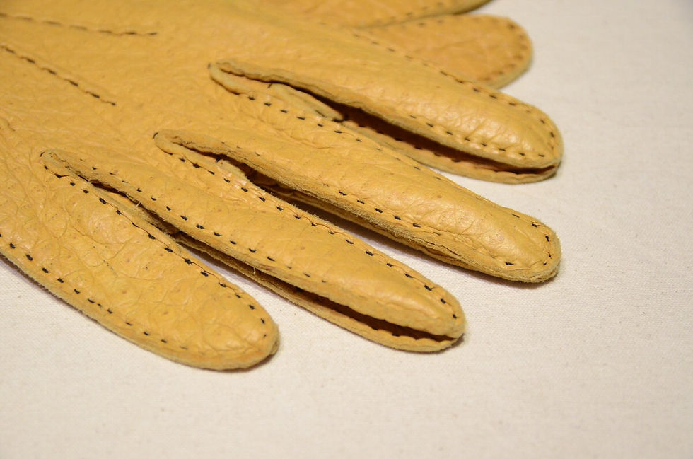サムネイル： DENTS Peccary Leather Gloves Unlining Coak made in UK デンツ ペッカリー レザーグローブ