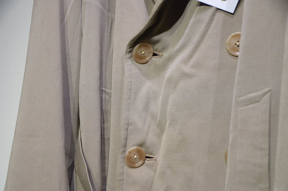 サムネイル： 40s Vtg Burberrys Wool Gabardine Double Breasted Coat ヴィンテージ バーバリー ウールギャバジン コート