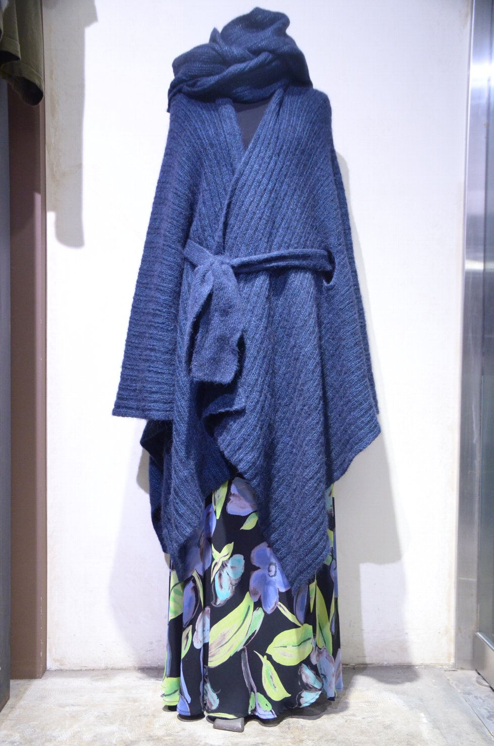 サムネイル： John Smedley Knitted Cape Cardigan Jacket ADA Made in UK ジョンスメドレー カーディガン ジャケット