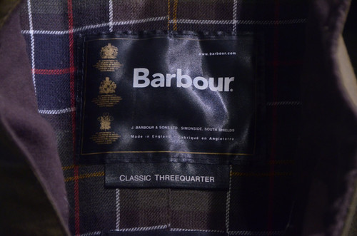 Vintage Barbour CLASSIC Three-quarter Coat ヴィンテージ