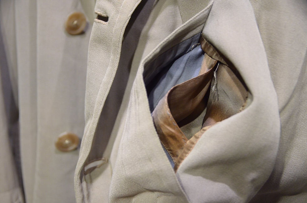 サムネイル： 40s Vtg Burberrys Wool Gabardine Double Breasted Coat ヴィンテージ バーバリー ウールギャバジン コート