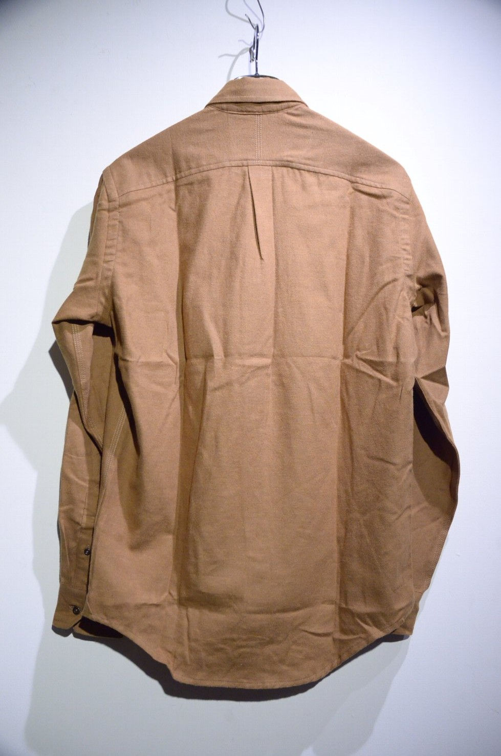 サムネイル： Tripl Stitched Brushed Cotton twill BG Shirt  Made in London トリプルステッチワークシャツ