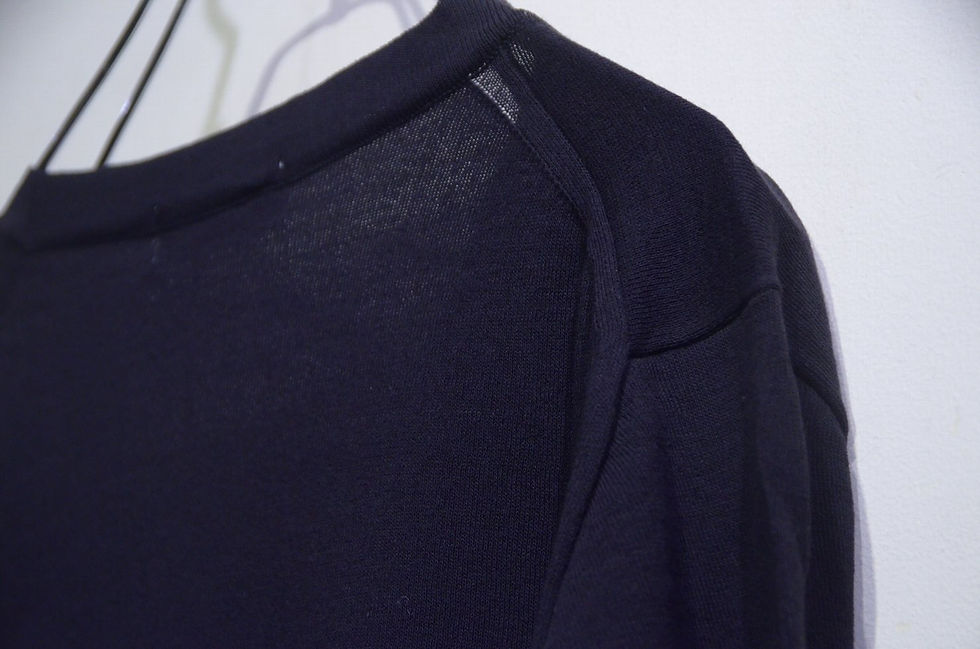 サムネイル： MOONCASTLE ICE COTTON CARDIGAN BLACK MADE IN JAPAN ムーンキャッスル アイスコットン カーディガン