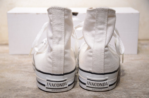 Converse x ANACONDA SPORTS White Canvas Sneaker Hi コンバース