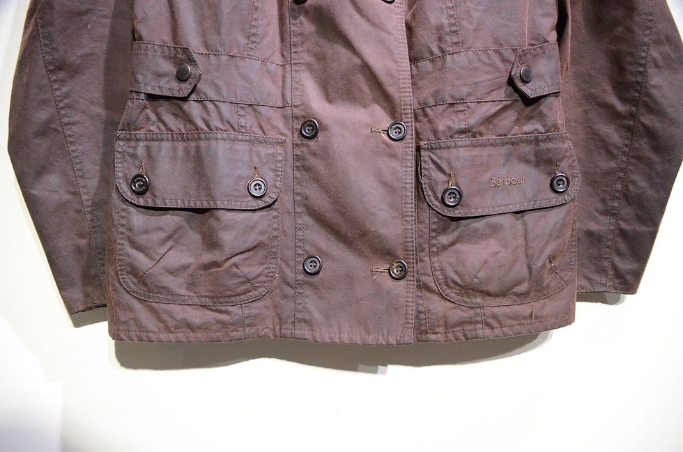 サムネイル： Womens Barbour EURO Line Trench Short Jacket Made in England バブアー ショート トレンチジャケット