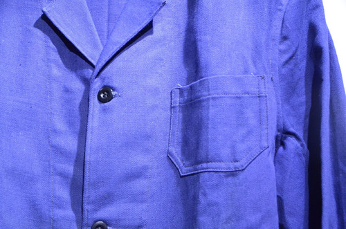 ジャケット・アウター 1960s euro vintage work jacket 60s Vintage Dead Stock Euro Work Blue Jacket インクブルー