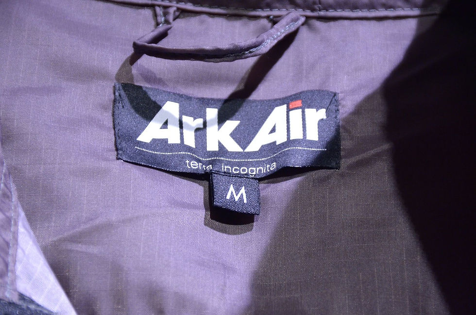 サムネイル： Ark Air RAIN UNLINED JACKET GRAY Made In ENGLAND アークエアー ポケッタブル ナイロンジャケット