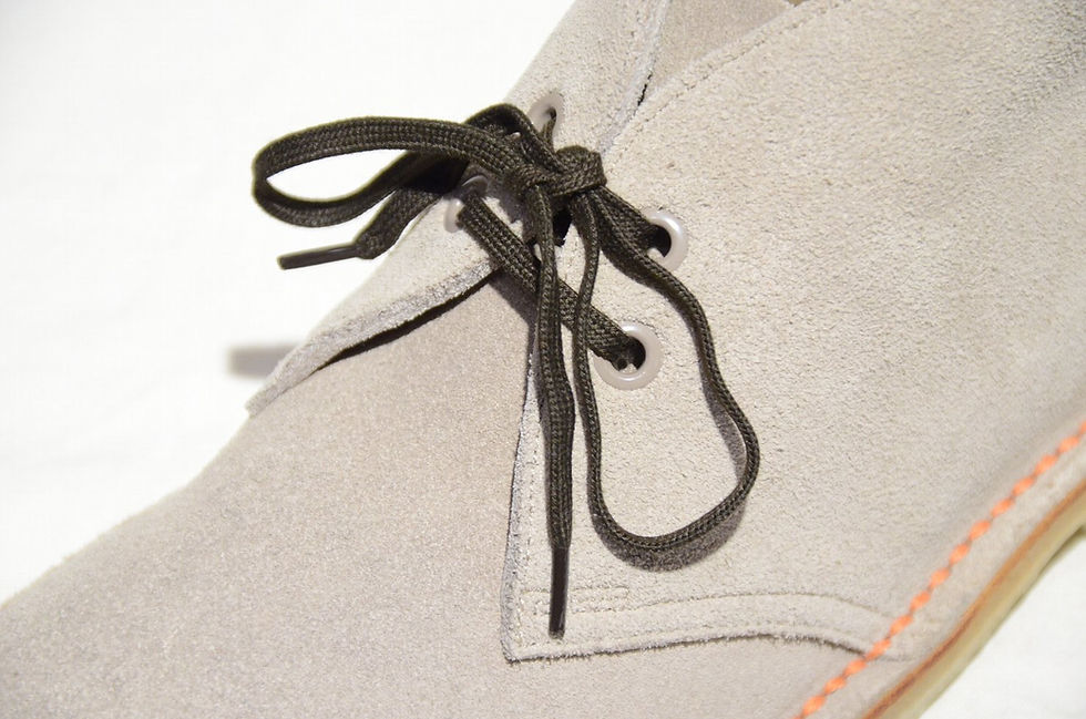 サムネイル： Vtg Flat Shoelaces Brown 60cm for 2hole shoes Made In UK ２～３ホール シューレース