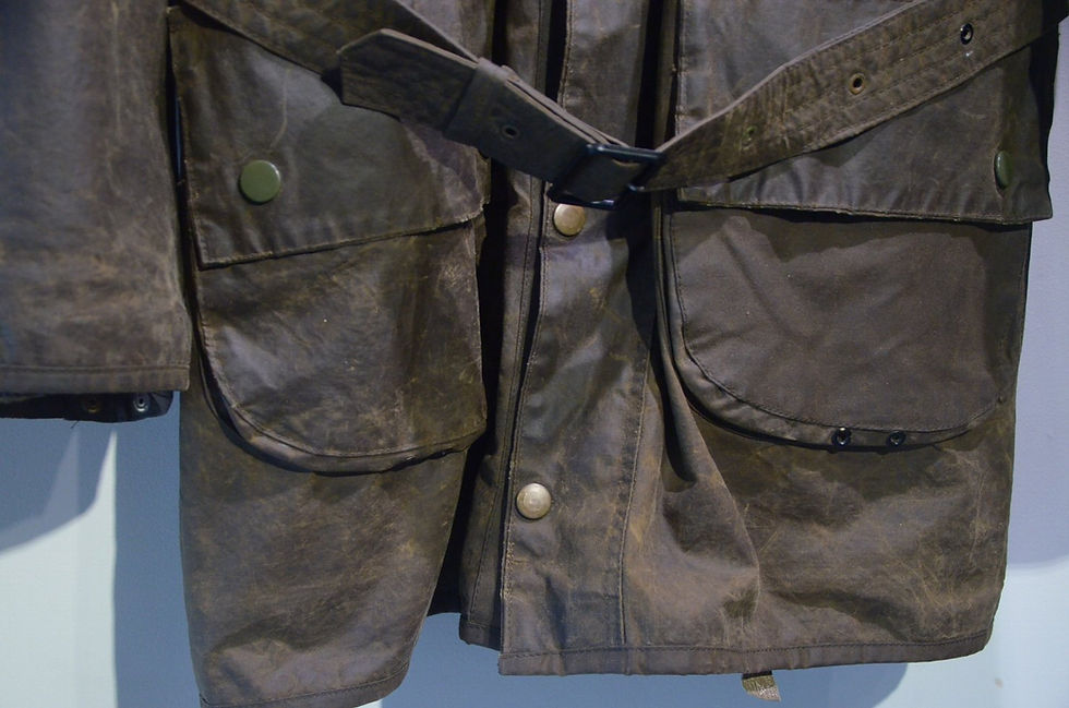 サムネイル： 79's Vintage Barbour 1 Crest Gold Label Solway Zipper C44 ヴィンテージ バブアー ソルウェイジッパー